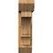 Ekena Millwork Balboa Slat Rough Sawn Bracket w/ Offset Brace, Western Red Cedar, 6"W x 22"D x 22"H BKT0604X22X22BOA06RWR - alternate 3